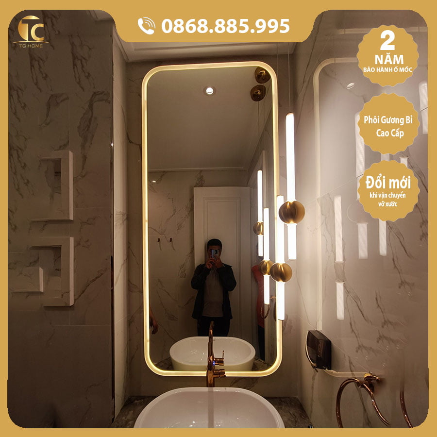 Gương Soi Toàn Thân Led Viền