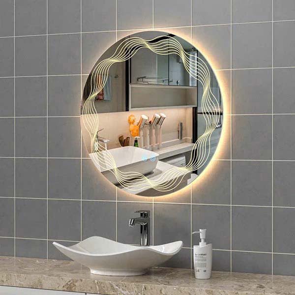 guong lavabo co den 2 Những ưu điểm nổi bật của gương lavabo có đèn