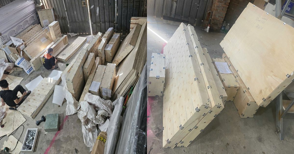 cánh kính khung nhôm tủ áo TC Home